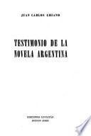 Testimonio de la novela argentina