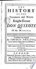 The History of the Valorous and Witty Knight-errant Don Quixote of the Mancha,4