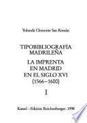 Tipobibliografía madrileña