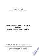 Toponimía alicantina en la nobiliaria española