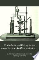 Tratado de análisis química cuantitativa: Análisis química cuantitativa especial