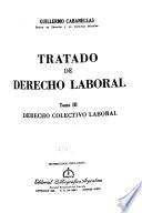 Tratado de derecho laboral: Derecho colectivo laboral