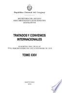Tratados y convenios internacionales: Suscritos por Uruguay en el período enero de 1972 a diciembre de 1974
