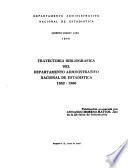 Trayectoria bibliográfica del Departamento Administrativo Nacional de Estadística, 1952-1966