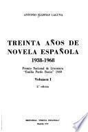 Treinta años de novela española, 1938-1968
