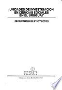 Unidades de investigación en ciencias sociales en el Uruguay