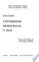 Universidad, democracia y país