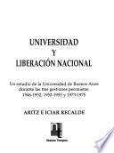 Universidad y liberación nacional