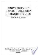 University of British Columbia Hispanic Studies