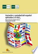 Variación y variedad del español aplicadas a E-LE/L₂