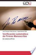 Verificacion Automatica de Firmas Manuscritas