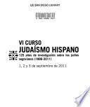 VI Curso Judaísmo Hispano