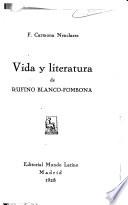 Vida y literatura de Rufino Blanco-Fombona