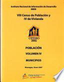 VIII censo de población y IV de vivienda, censo 2005: Municipios