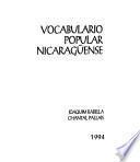 Vocabulario popular nicaragüense