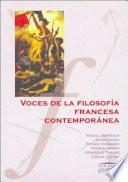 Voces de la filosofía francesa contemporánea