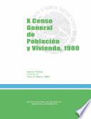 X Censo General de Población y Vivienda, 1980. Distrito Federal. Volumen II, tomo 9